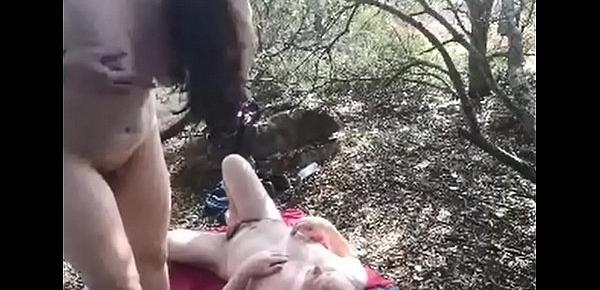 Outdoor hardcore sex with a cute girl